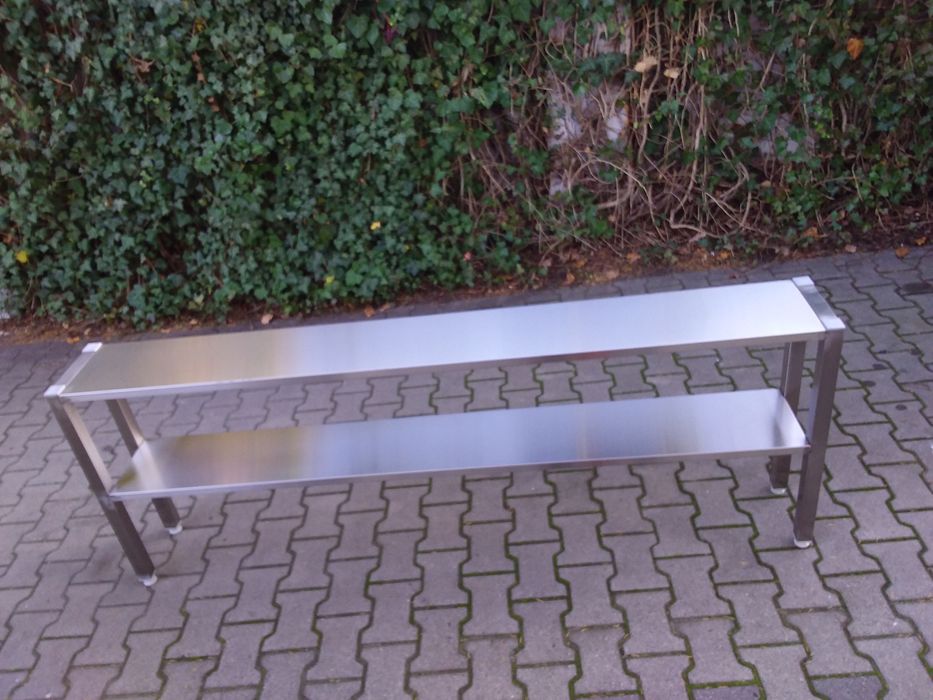 Półka kuchenna 25x198cm nadstawka z nierdzewki gastronomiczna wysyłka