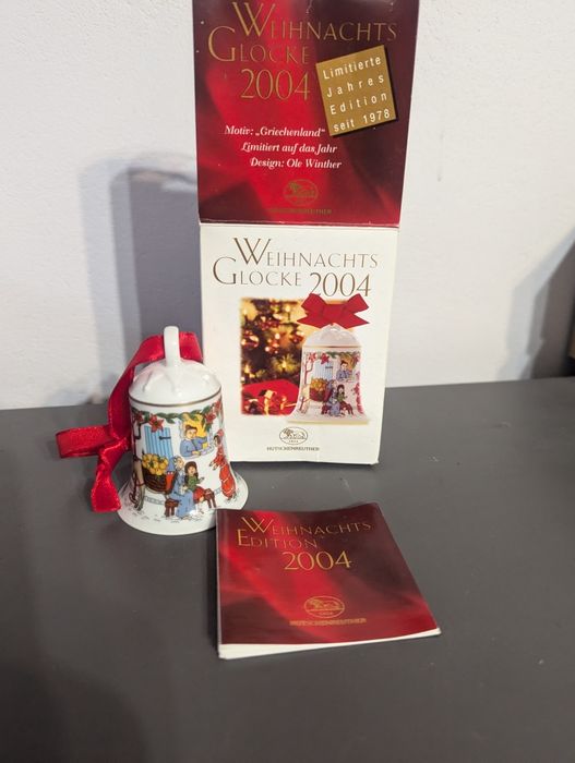 Dzwonek Hutschenreuther świąteczny 2004