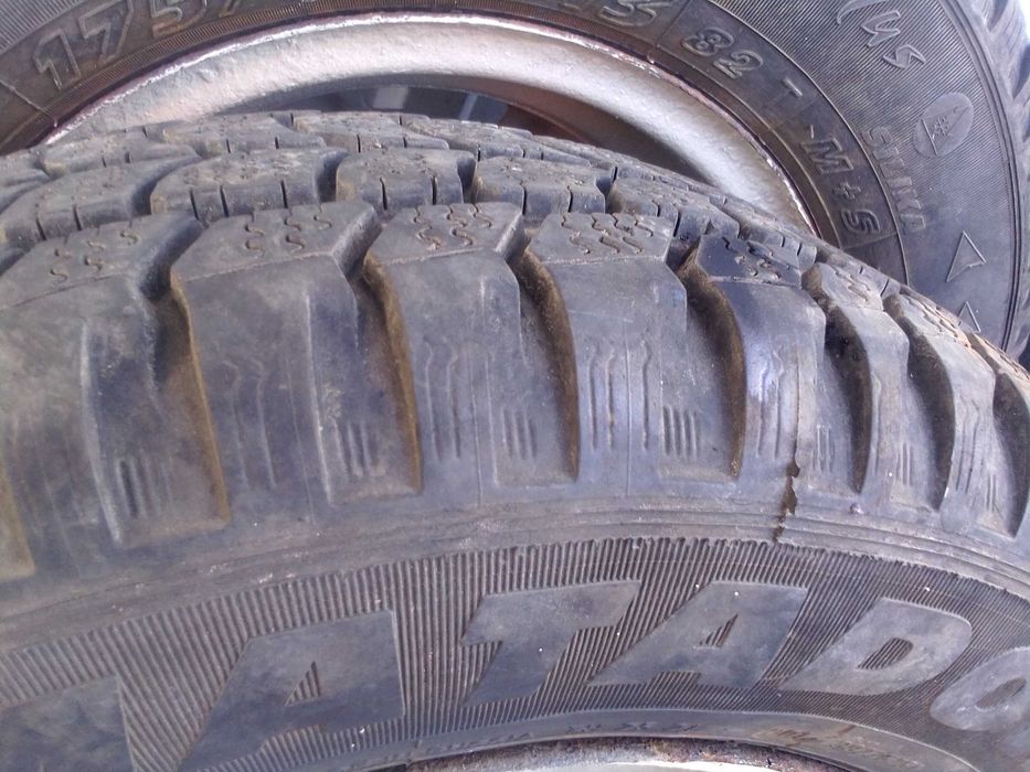 Колеса 3 пари , M+S. 175x70 (R-13) на дисках ЗИМА  любий ВАЗ