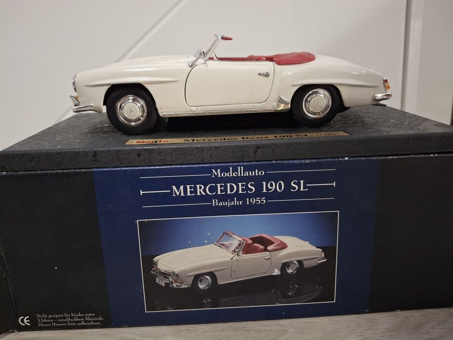 Samochód Kolekcjonerski Mercedes-Benz 190 SL 1955 Maisto 1:18