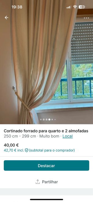 Cortinados  forrados