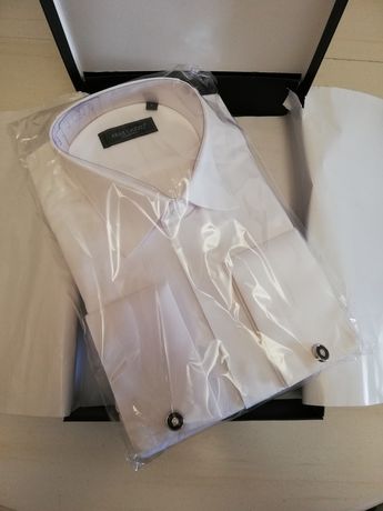 Camisa Nova Cerimónia Branca, em algodão - Arax Gazzo