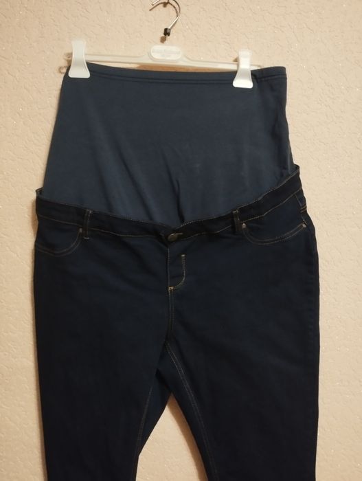 Джинси сині скінні для вагітних,розмір євро 22(50) на 56розмір