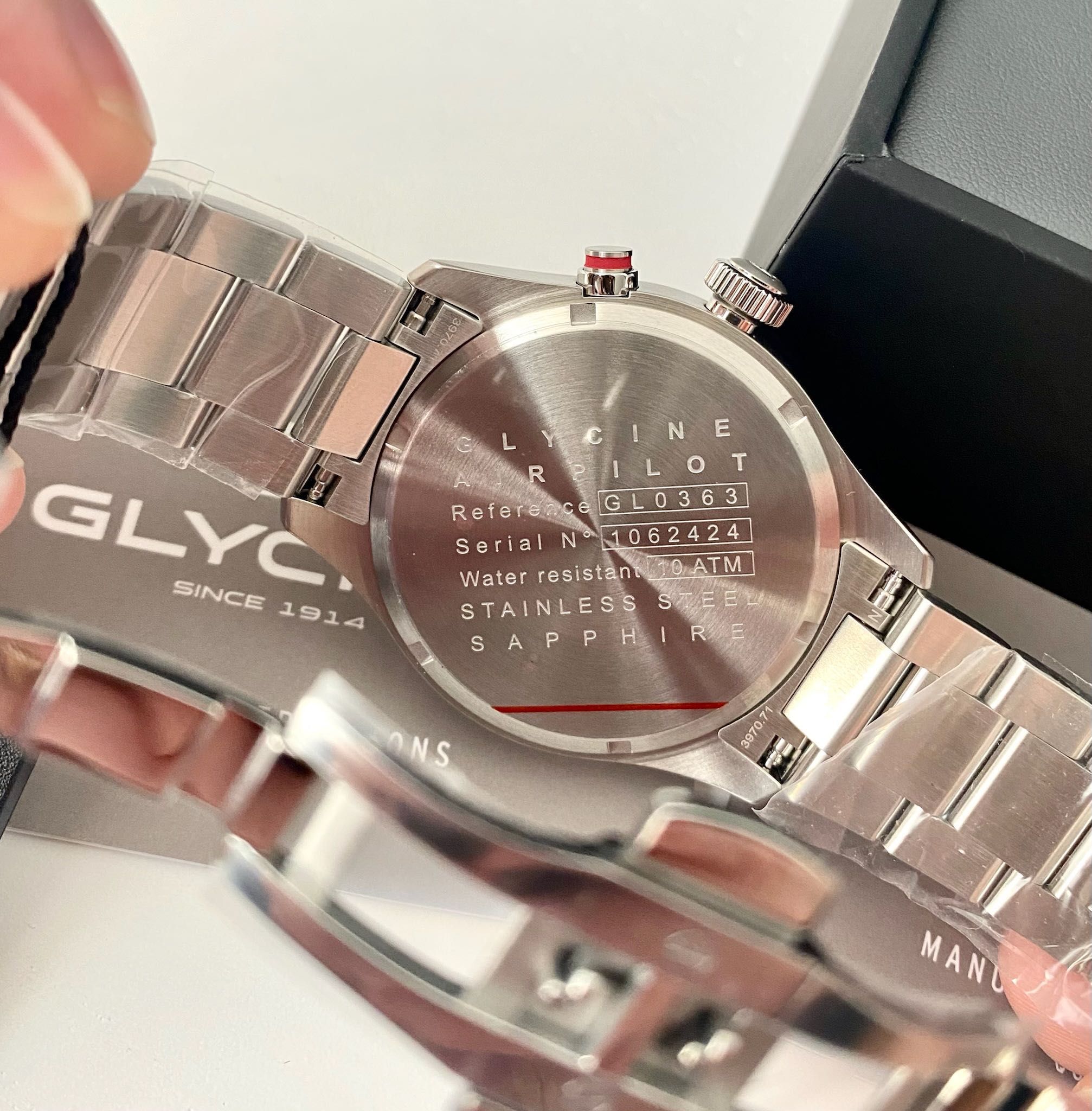 Glycine Мужские швейцарские часы хронограф Чоловічий годинник оригінал