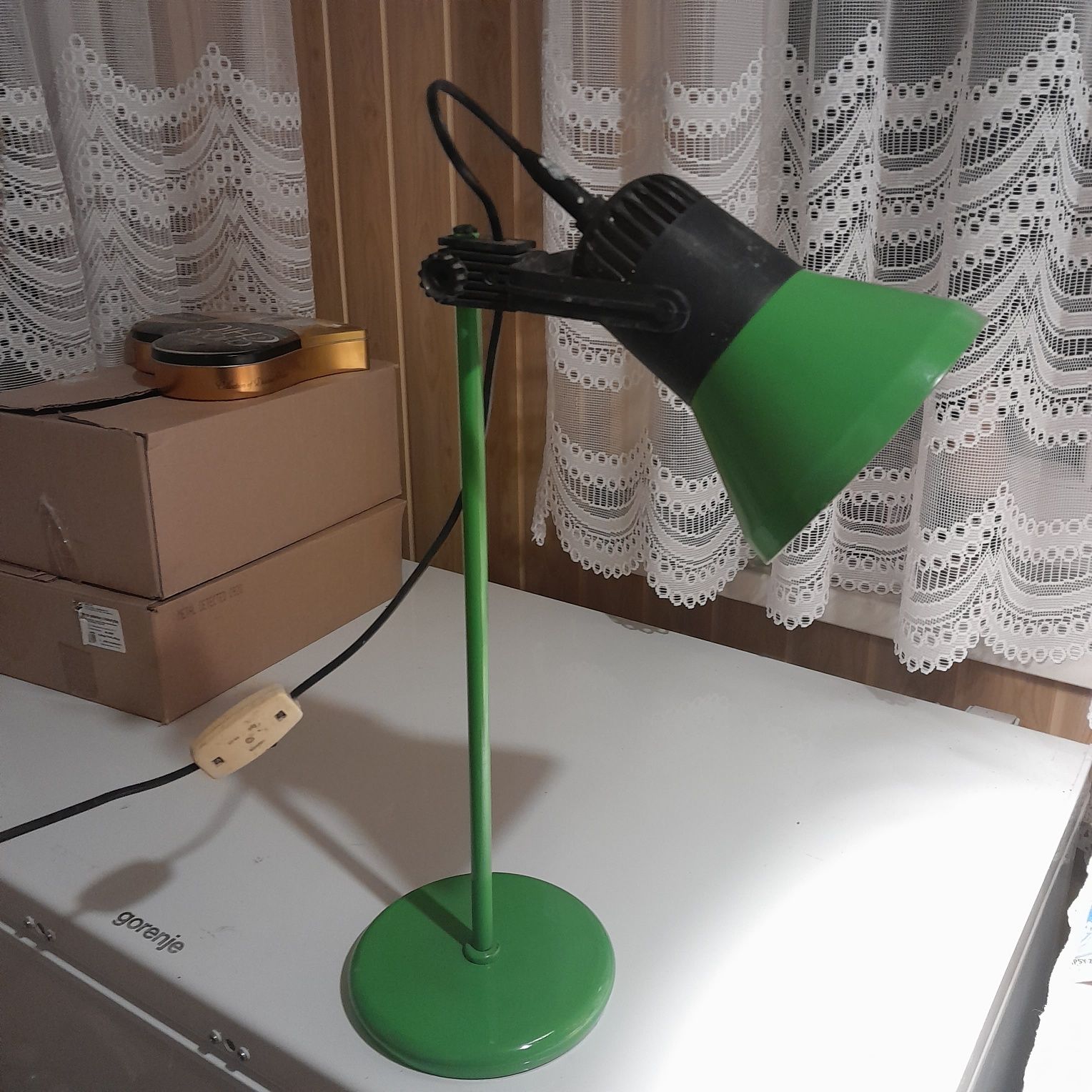 Lampka biurowa/ vintage/loft/PRL