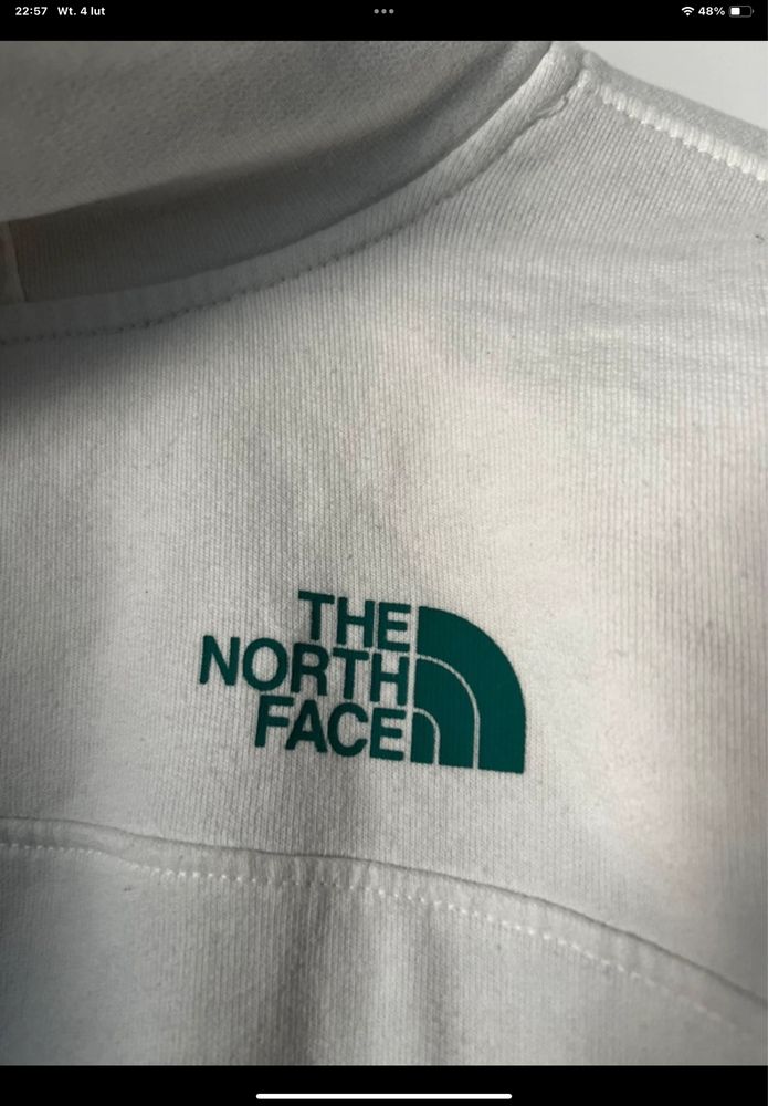 Bluza the north face biała damska M L 38 40