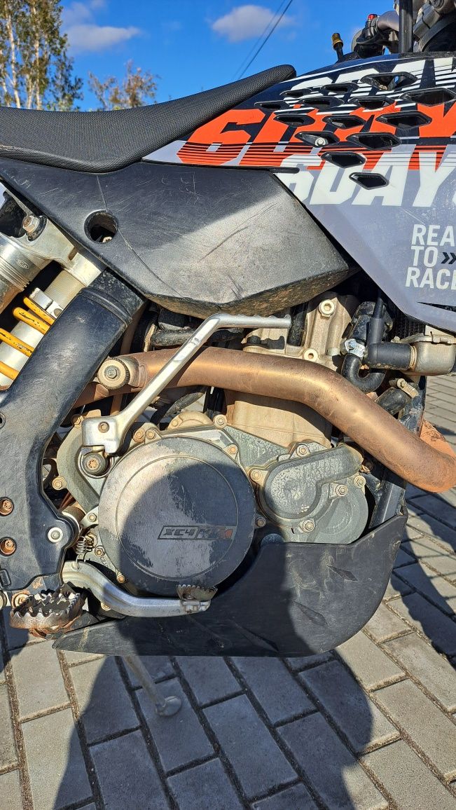 KTM 450 EXC-R matriculada 2010 jantes supermotard averbadas