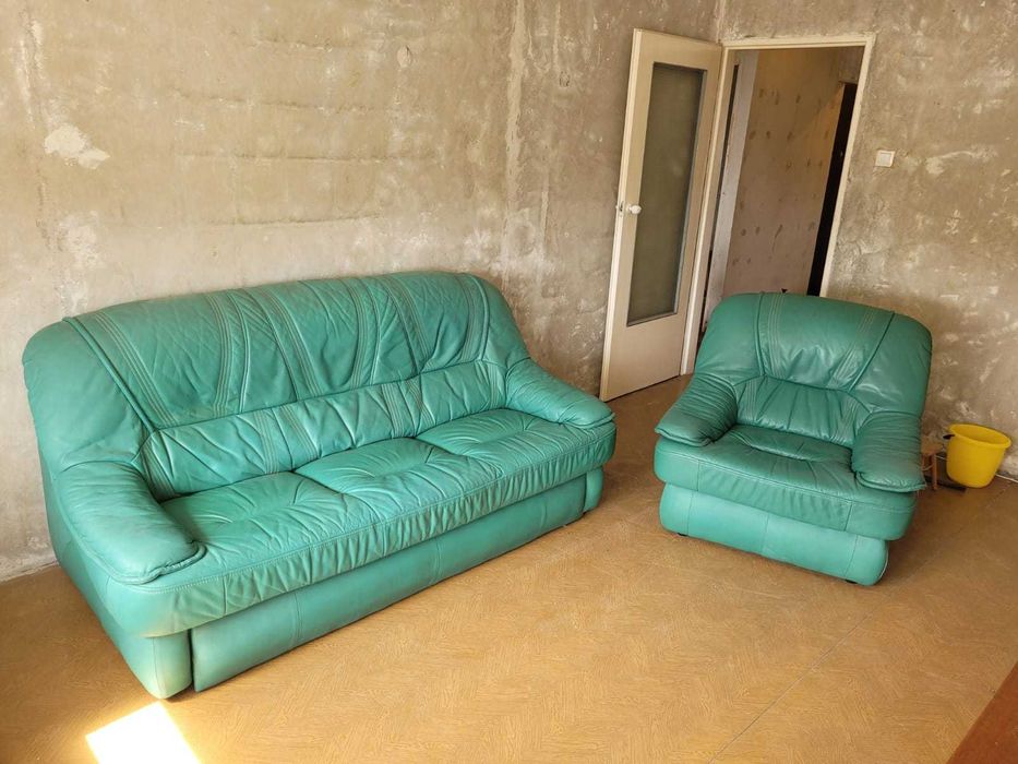 Rozkładana kanapa + fotel