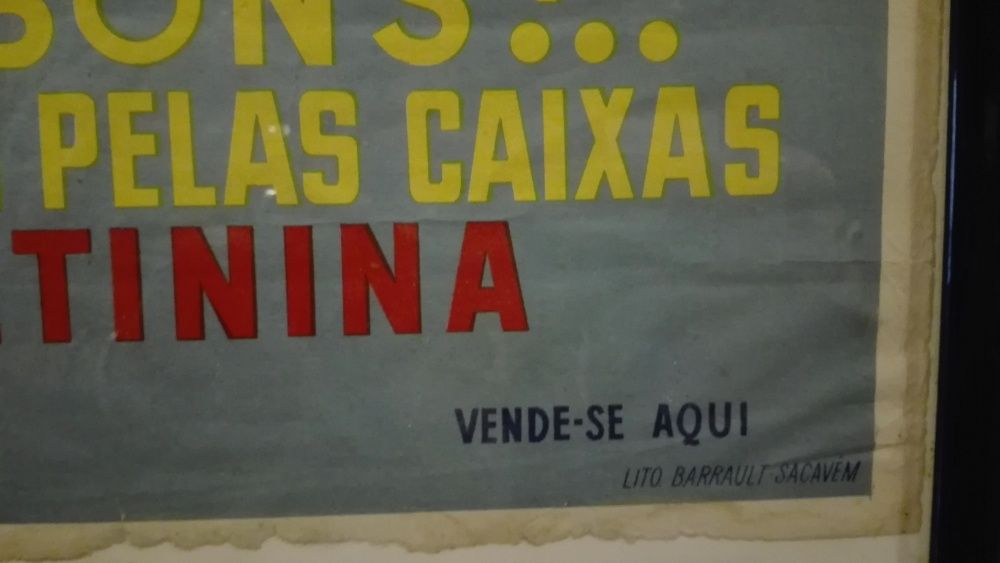 Poster antigo de 1955