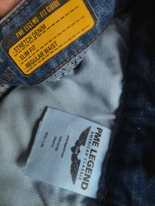 Джинсы PME Legend jeans Holland w32 stretch blue.