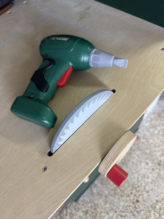 Brinquedo bancada de carpintaria Parkside