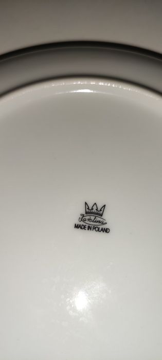 Karolina fason Nora  talerz deserowy 17,5 cm