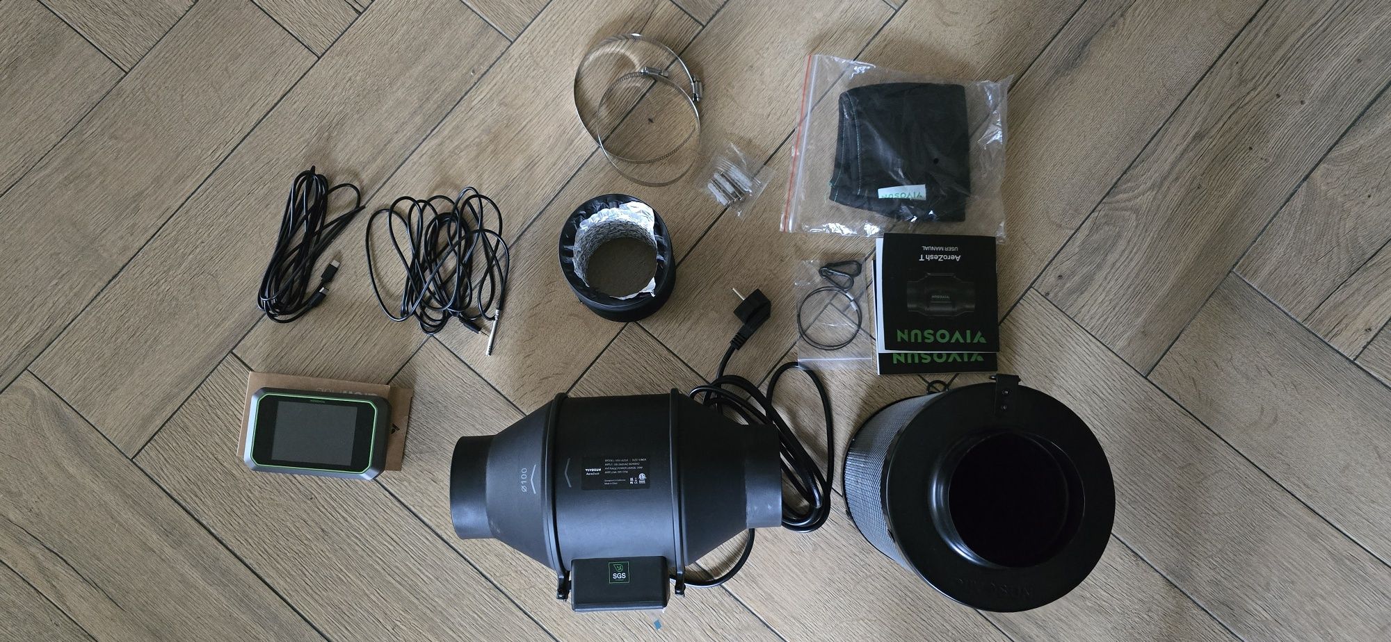 Vivosun Pro G4 Wentylator do uprawy  system chłodzenia i wentylacji