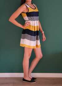 Kolorowa sukienka luxe blush s/m