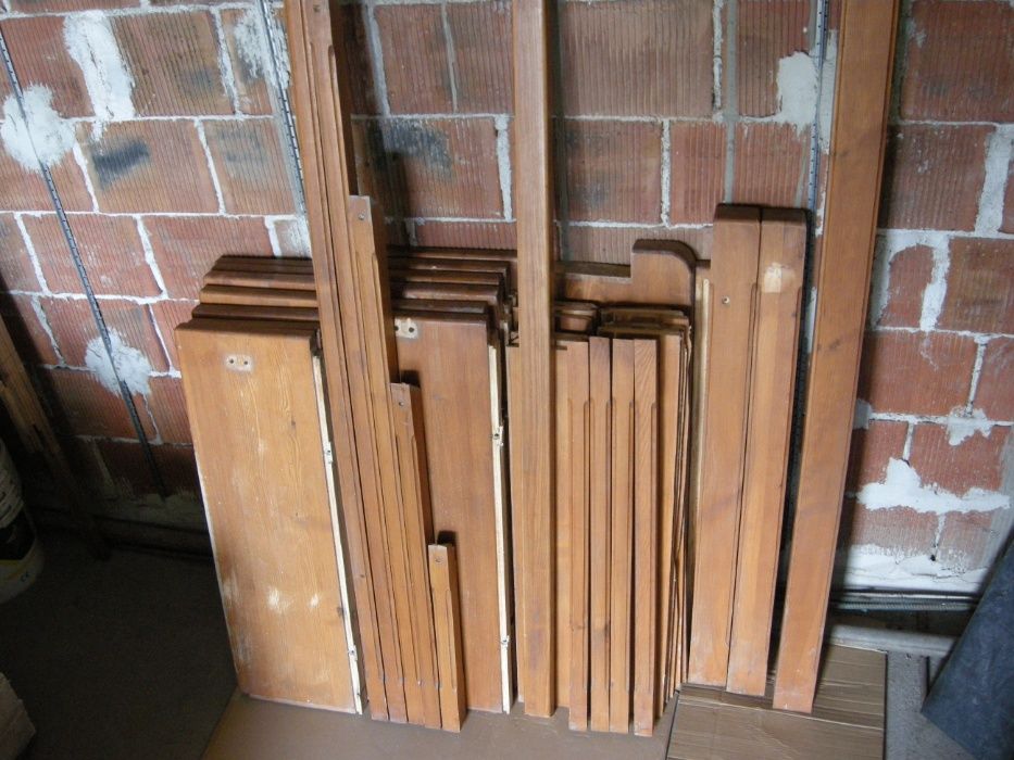 Schody drewniane po demontażu