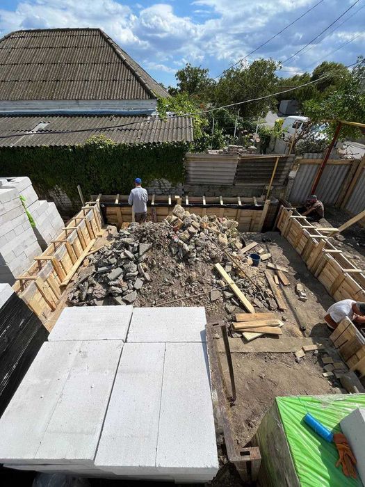 Фундамент ВЫГОДНО. Монолітні роботи. Стяжка підлоги пола