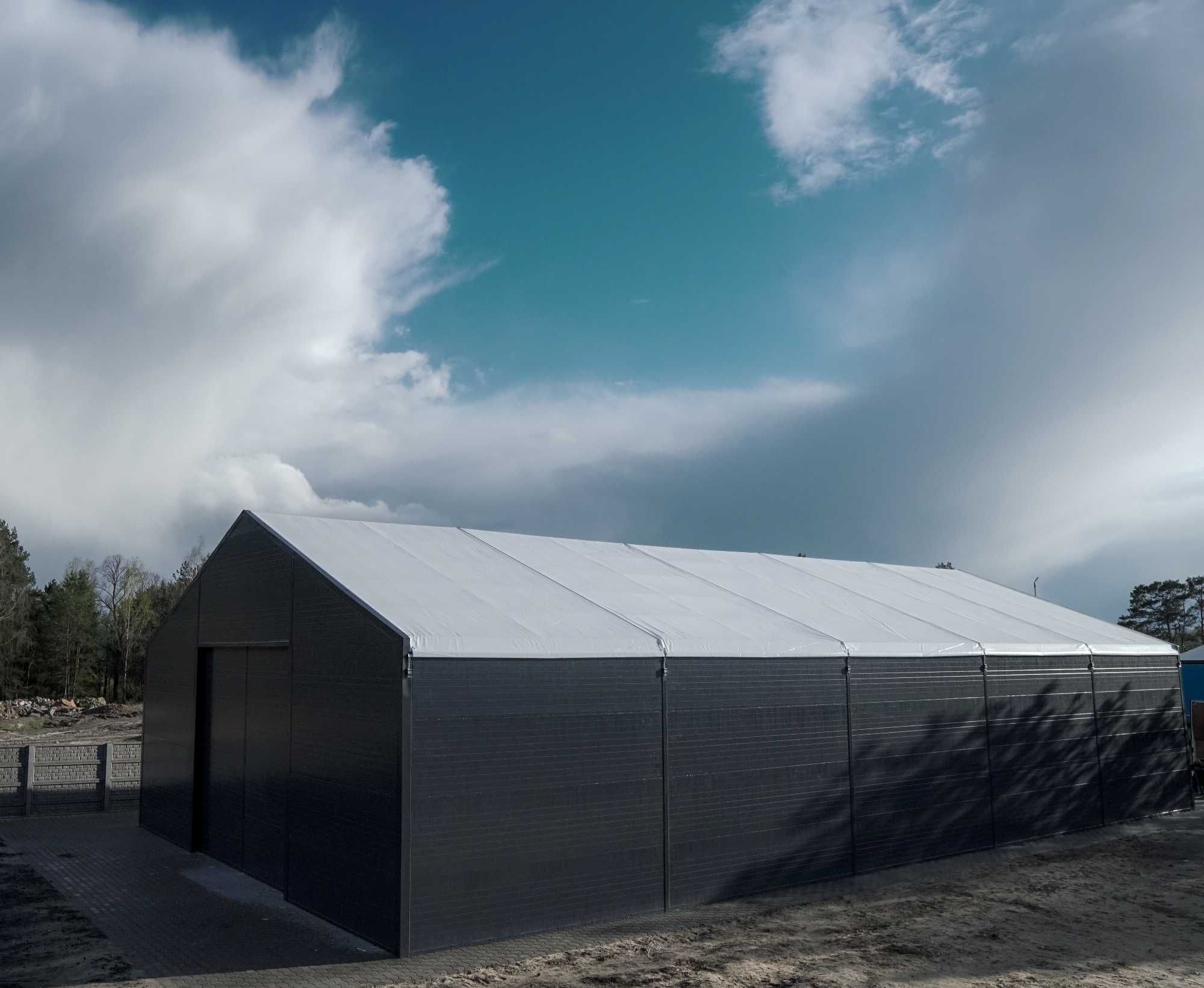 Hala namiotowa, Hala magazynowa, Hala przemysłowa magazyn 10x15x3m