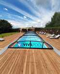 Zadaszenie basenowe średnie/niskie Smart 7,75 X 3,50 X 0,80 | Vivapool