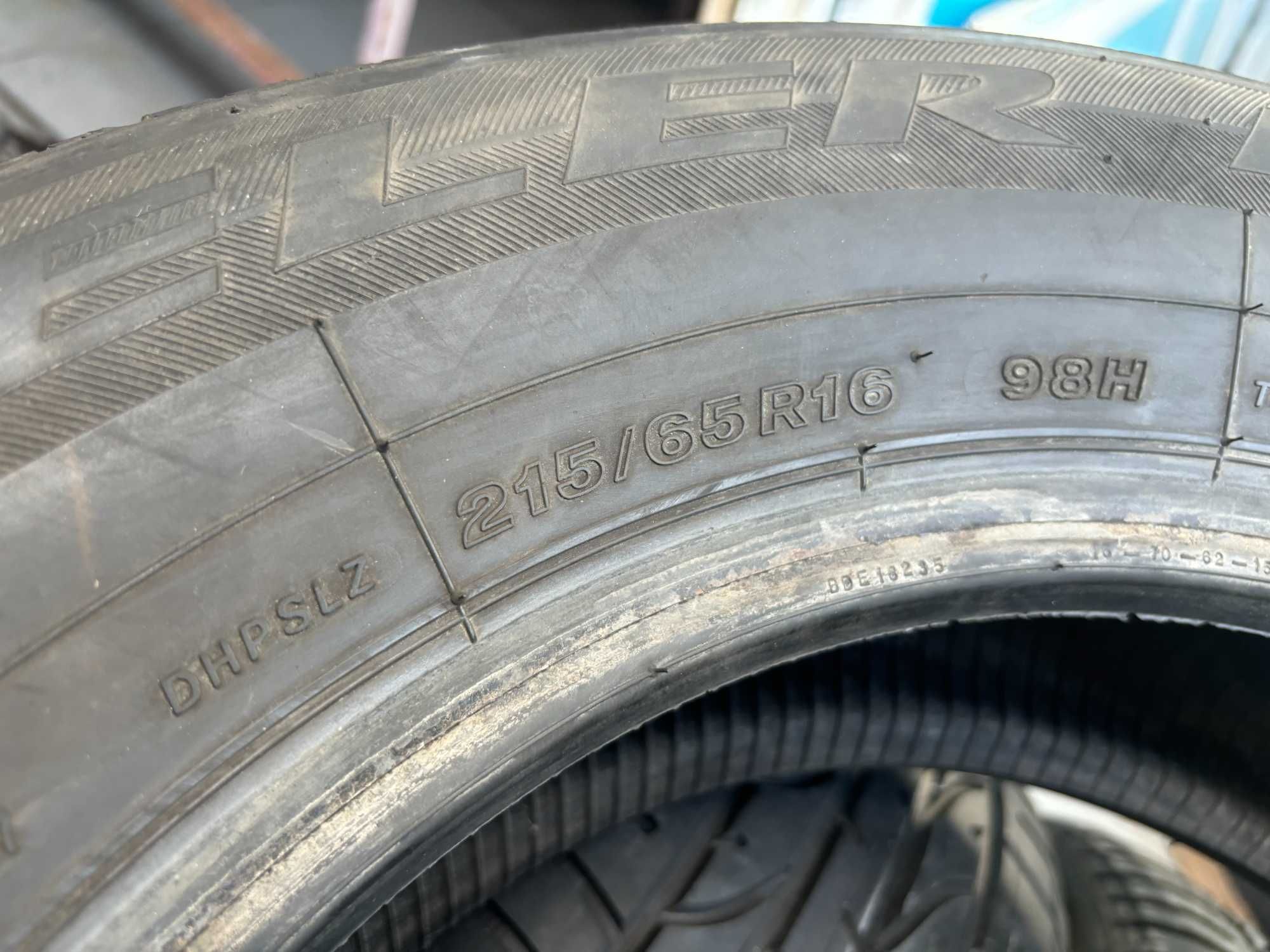 215-65-R16 BRIDGESTONE DUELER H\T комплект летней резины GERMANY 2022