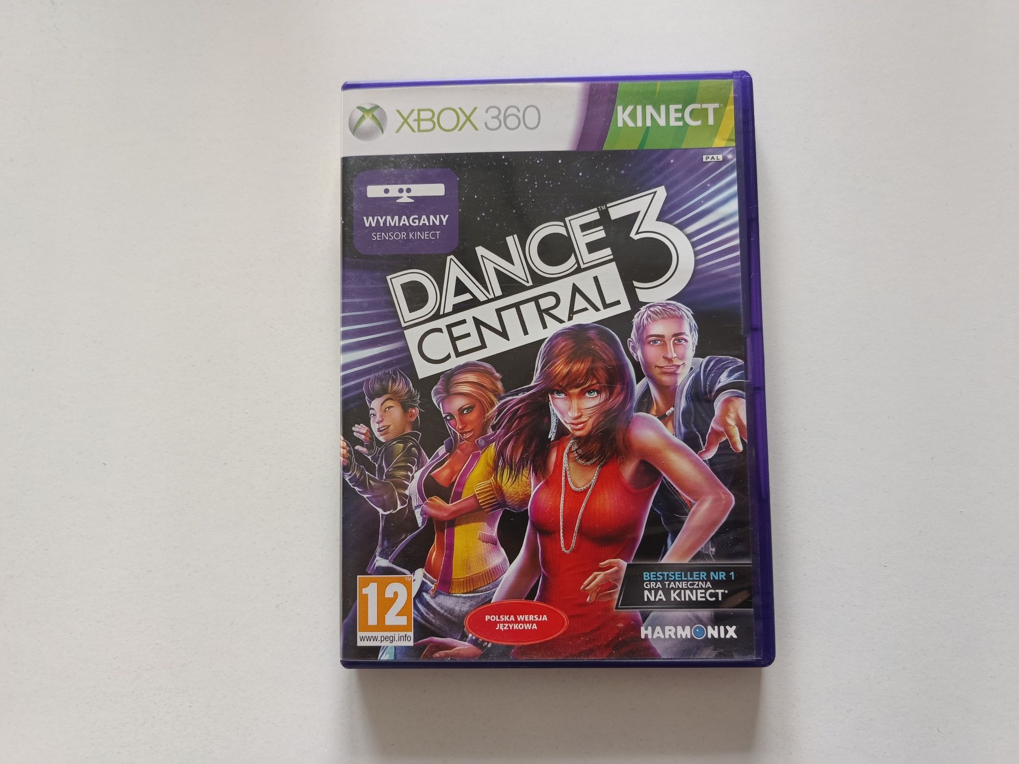 Gra Xbox 360 KINECT Dance Central 3 III (Dubbing)