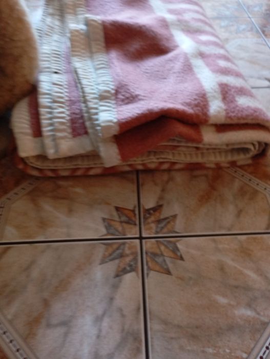 Grube koce trzy sztuki