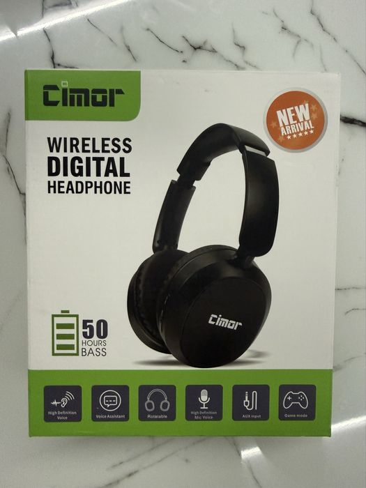 Słuchawki bezprzewodowe D-913 – nowe, Bluetooth 5.3, 50h pracy