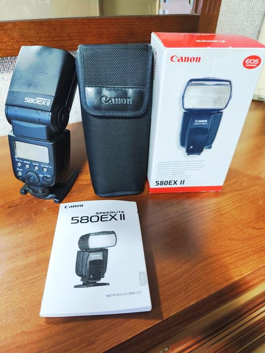 Canon speedlite 580EX II lampa błyskowa, dyfuzory