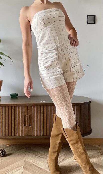 Jeansowy kombinezon XS