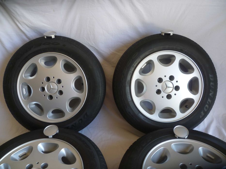 4 Jantes R 15 para Mercedes Benz em alumìnio, muito bom estado