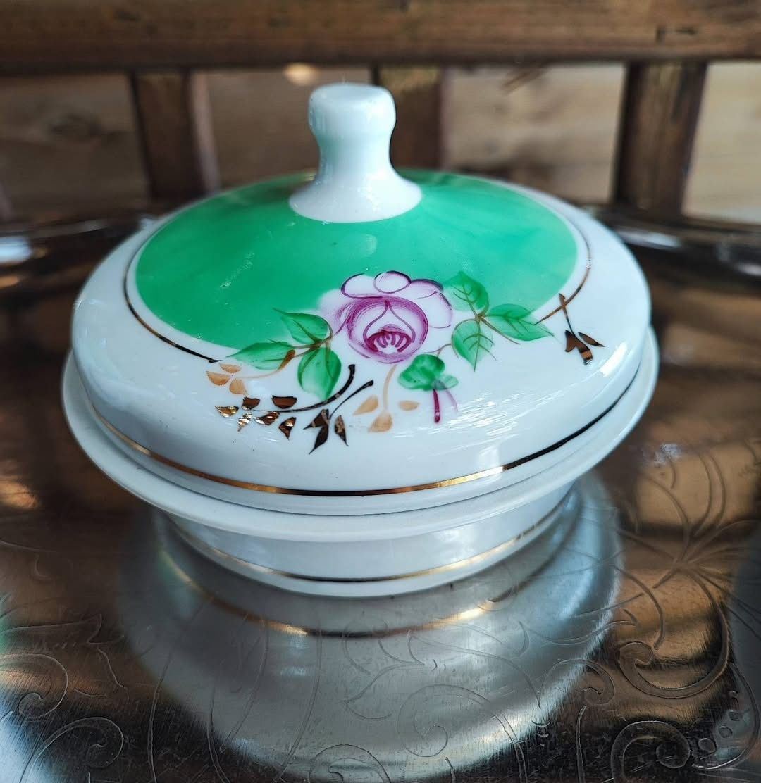 Nowy Zestaw do herbaty (imbryk+Cukernica+2 Duo) ZSRR 1970 Dodbysz