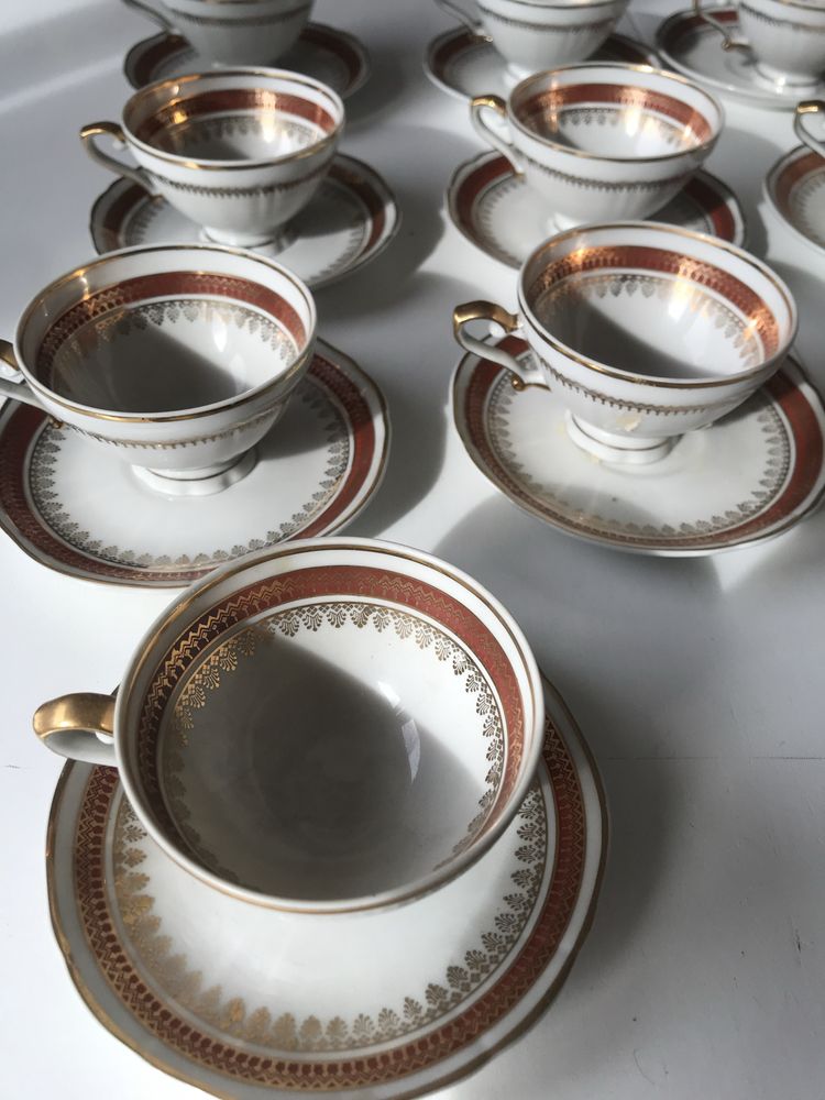 Conjunto de 10 chavenas de café