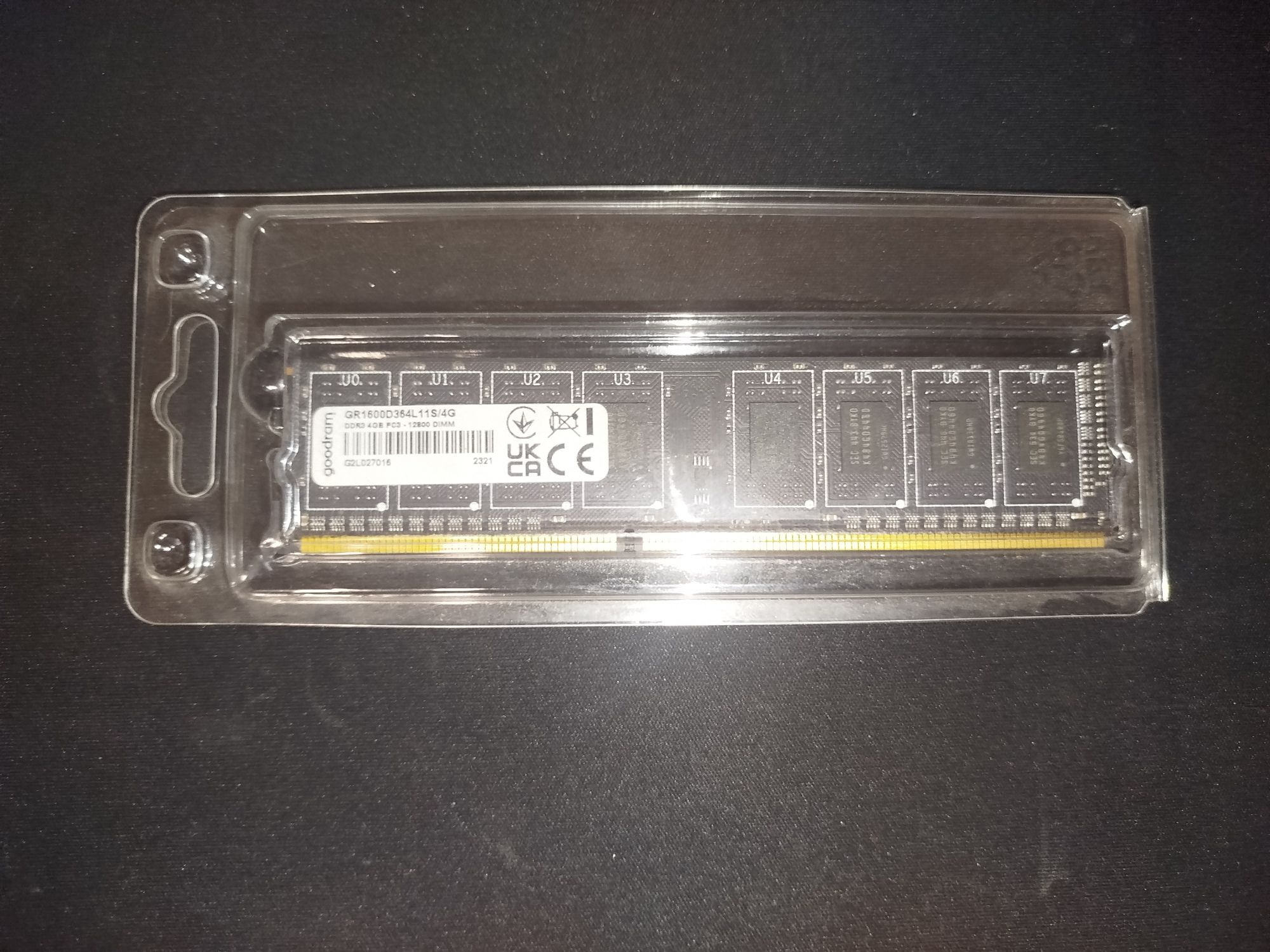 DDR III (3) 4 GB, Pc 1600