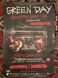 Plakat Green Day Revolution Radio Tour 2017 Kraków - dla kolekcjonerów