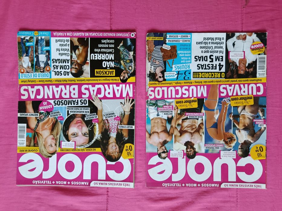 REVISTAS Bravo, Cuore, 100% Jovem, Public, Oops!