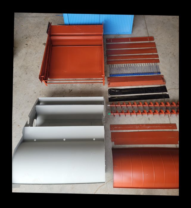 Obudowa wentylatora Z056 dno  kierownica wialnia podsiewacz Z058