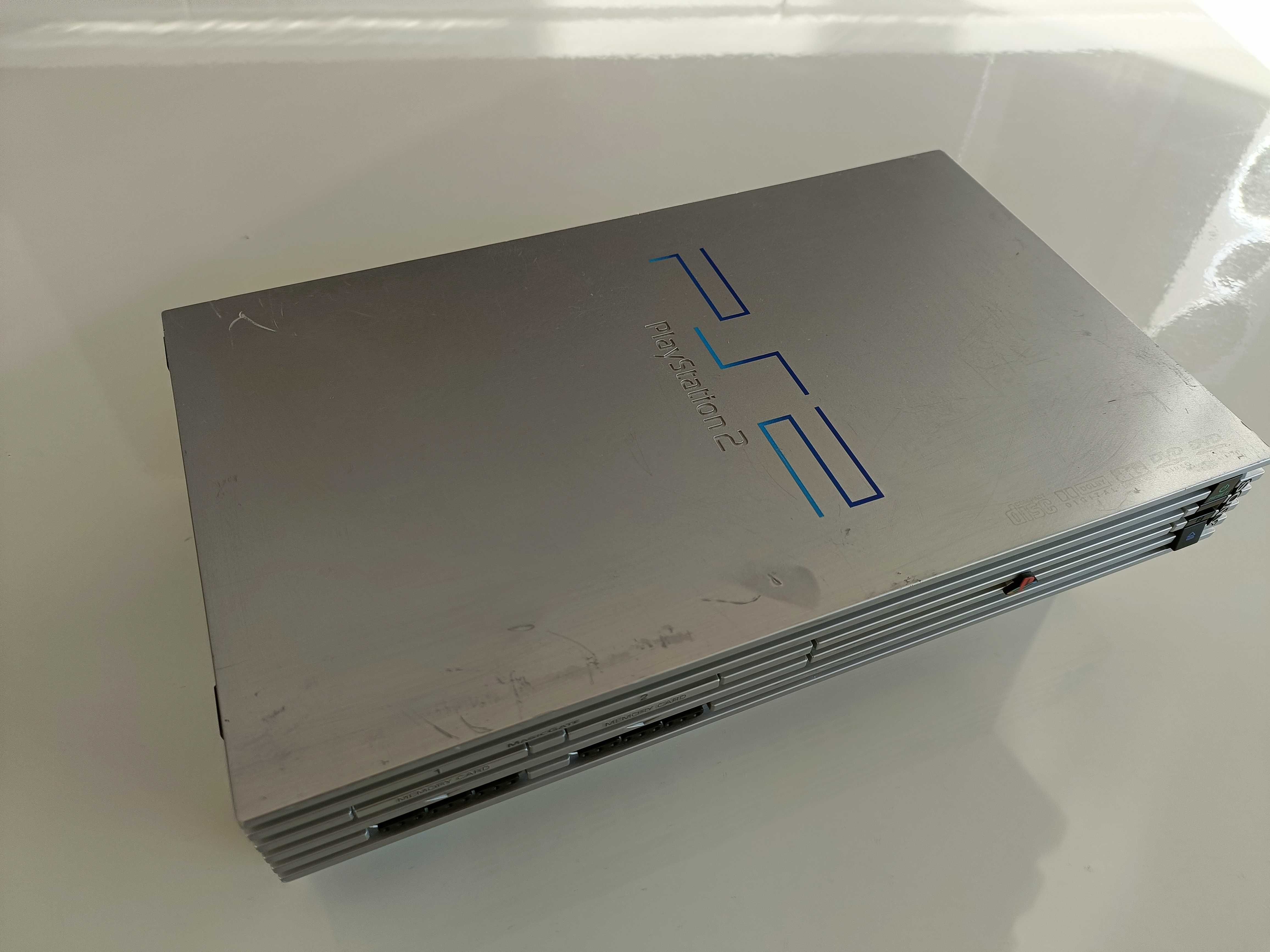Konsola Playstation 2 silver PS2 Fat srebrny