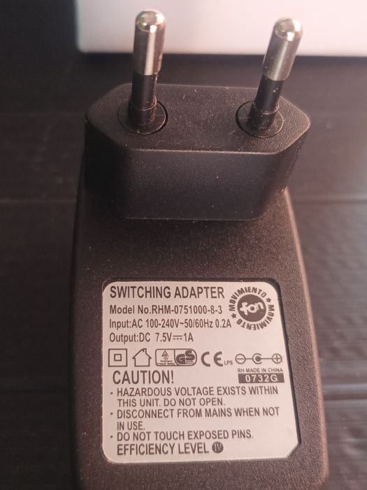 Carregador FON 7,5v = 1A