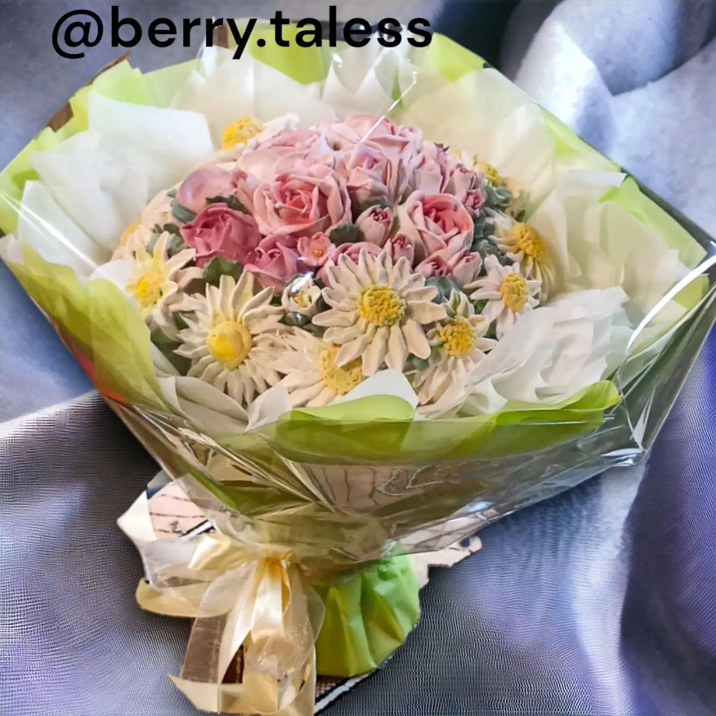 Букет квітів із зефіру