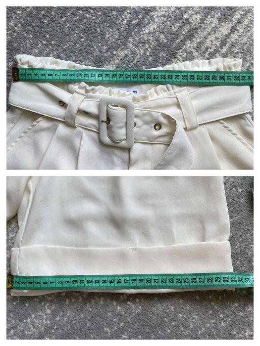 Шорти SinSay кремові з високою талією