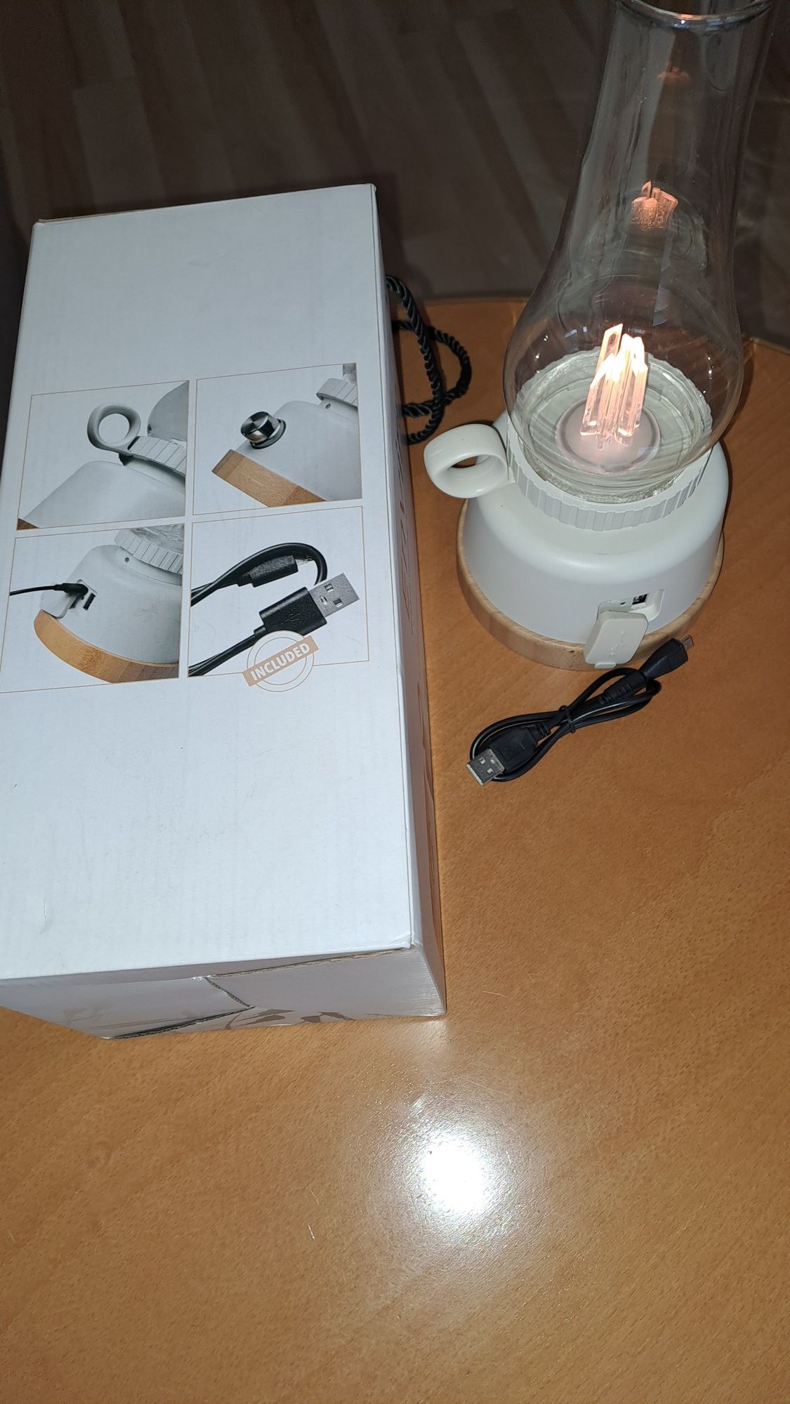 Lampa kempingowa Enviro Mactronic z funkcją płomienia