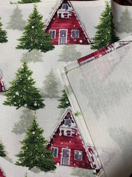 Серветки під посуд, новорічні.