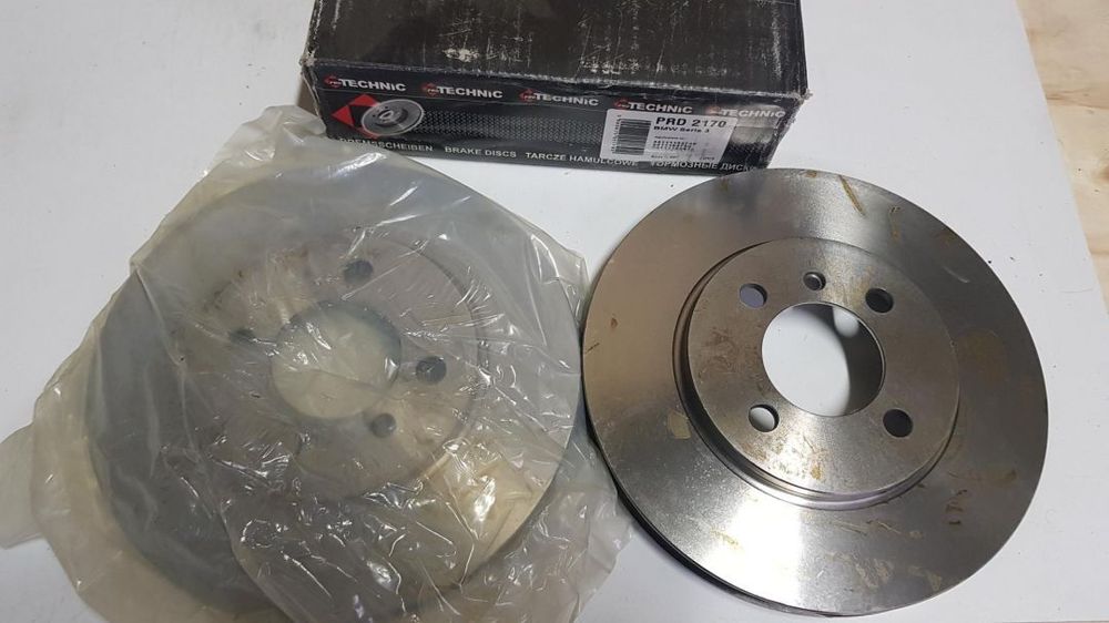 tarcza hamulcowa  przód L/P BMW 3 (E30), Z1 1.6-2.5 09.82-06.94