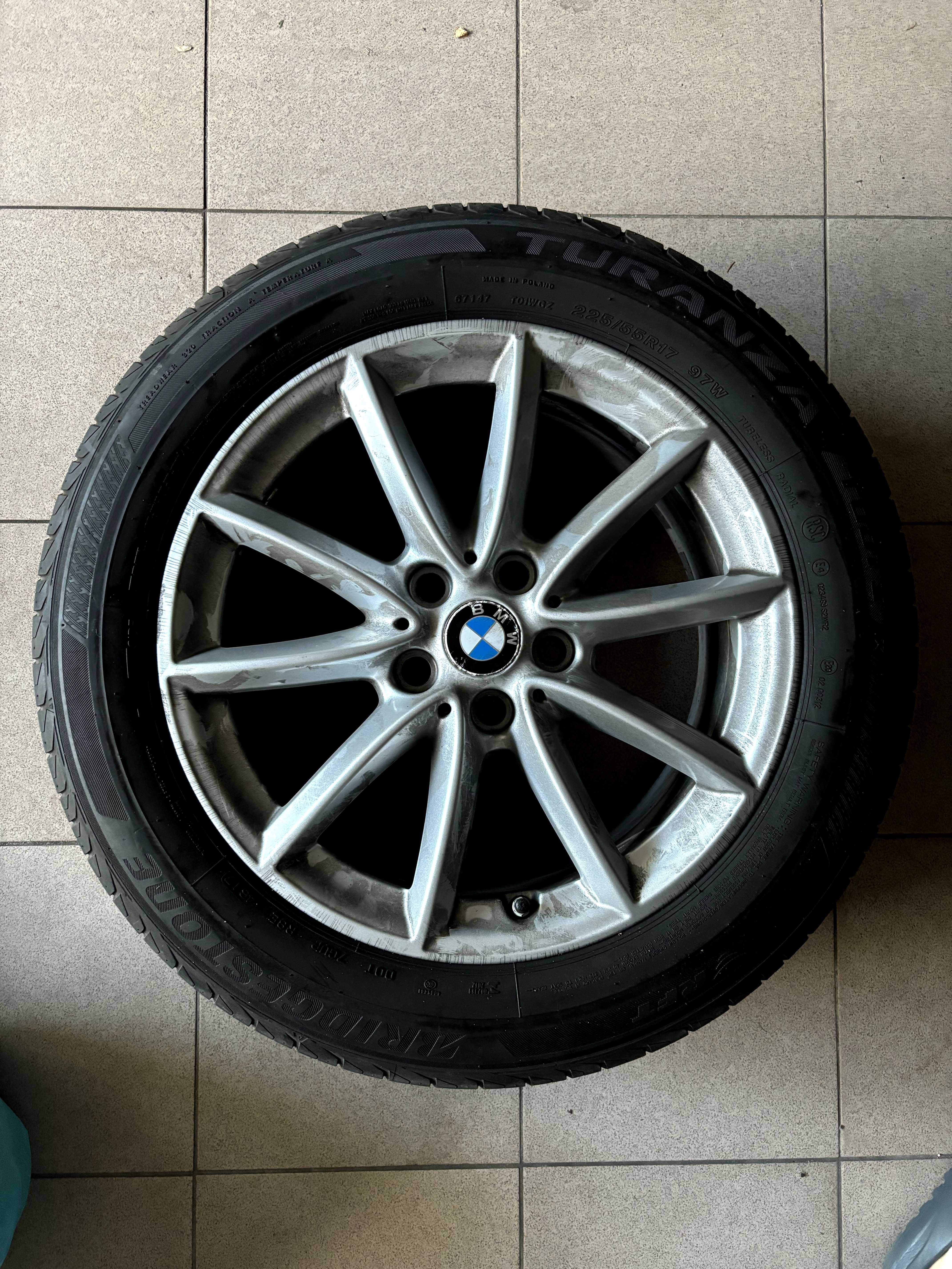 Sprzedam Opony z felgami Bridgestone Turanza 225/55R17