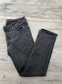 Czarne spodnie z efektem sprania L Ventana
