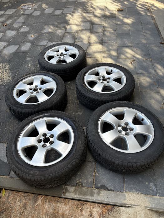 Komplet kół wielosezonowych Audi VW Skoda Seat 5x100, 16”