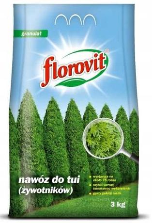 FLOROVIT для туй та хвойних рослин 3кг Флоровіт