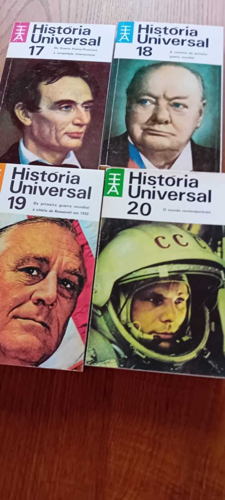 História Universal, livros de bolso, 20 volumes