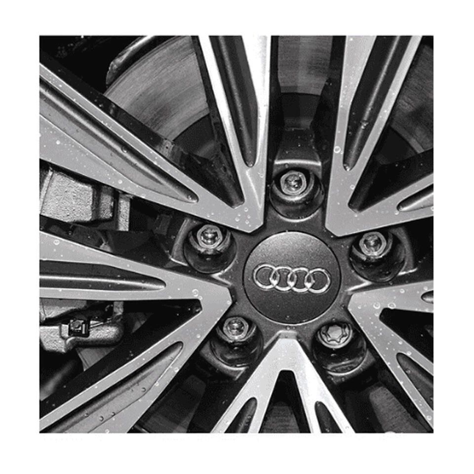 *NOWE* Dekie'lki 60mm AUDI komplet 4szt. dekle szare zaślepki
