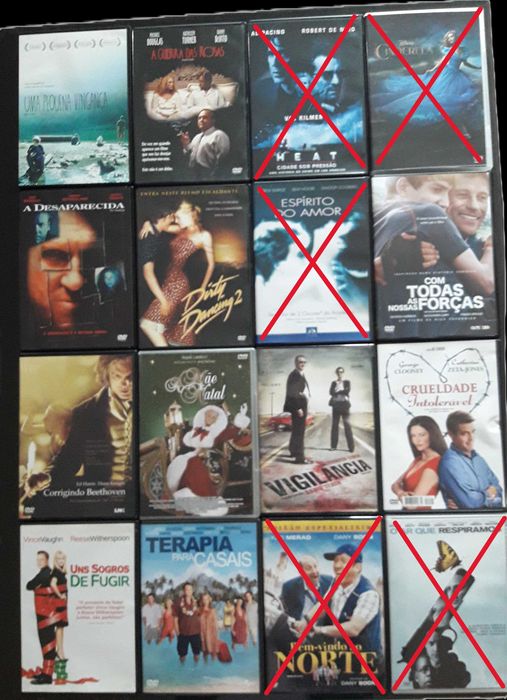 DVD's - Vários - como novos