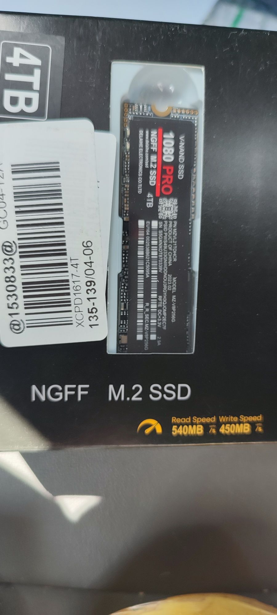 Dysk SSD NGFF M.2  4TB